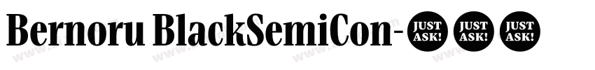 Bernoru BlackSemiCon字体转换